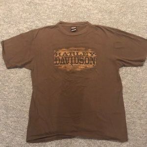 Men’s brown Harley Davidson T-shirt